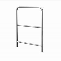 (Bild für) Alustage Aluminium-Geländer für Bühnenpodeste SBA, mit 2 Querstreben