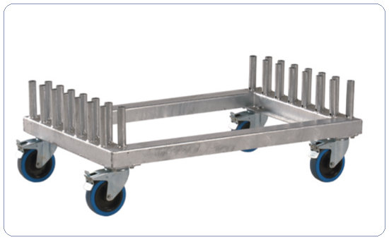 (Bild für) nivtec Geländertransportwagen klein, 94 x 60 cm - zum Schließen ins Bild klicken